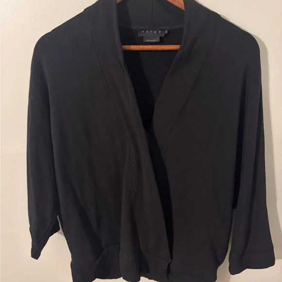 Hatch maternity early days nursing sweatshirt p xs black - Picture 3 of 6